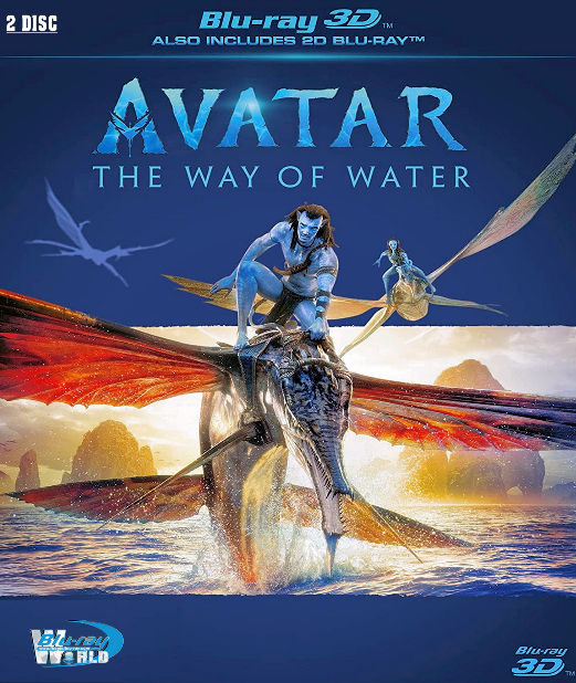 Z315.Avatar The Way of Water 3D 2023 - DÒNG CHẢY CỦA NƯỚC 3D50G (TRUE- HD 7.1 DOLBY ATMOS) 2 DISC